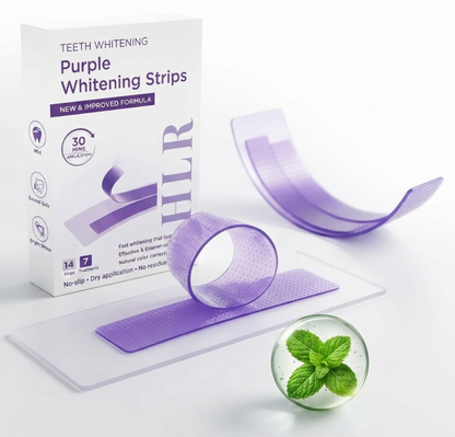 Purple Teeth Whitening Strips