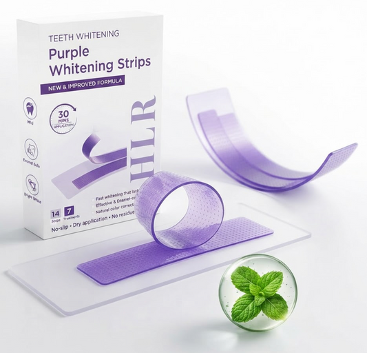 Purple Teeth Whitening Strips